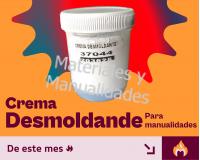 Crema desmoldante para porcelana fría manualidades